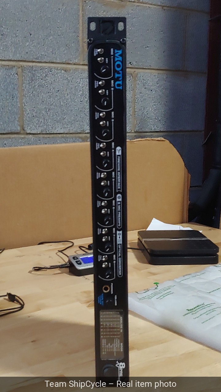 Motu 8Pre 8Pre Firewire Audio Interface Eight Mic Preamps ADAT G2U
