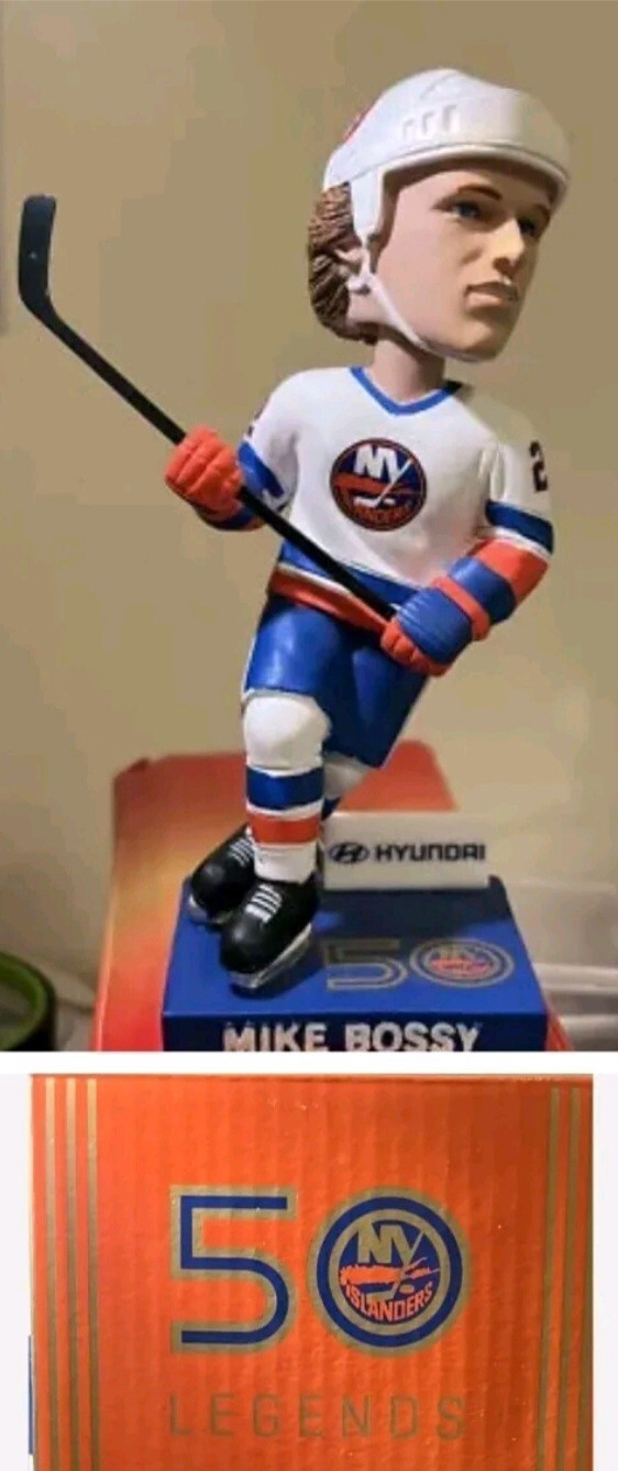 Bryan Trottier 50th Anniversary SGA Bobblehead 3/11/23 Limited Giveaway Item!