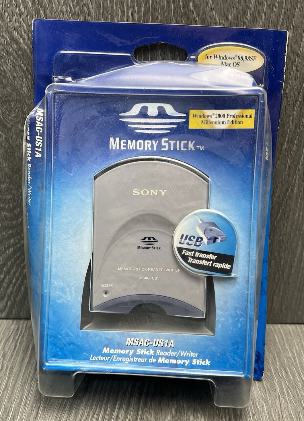 Sony MSAC-US1 USB Interface Card Reader for Memory Stick PC Mac