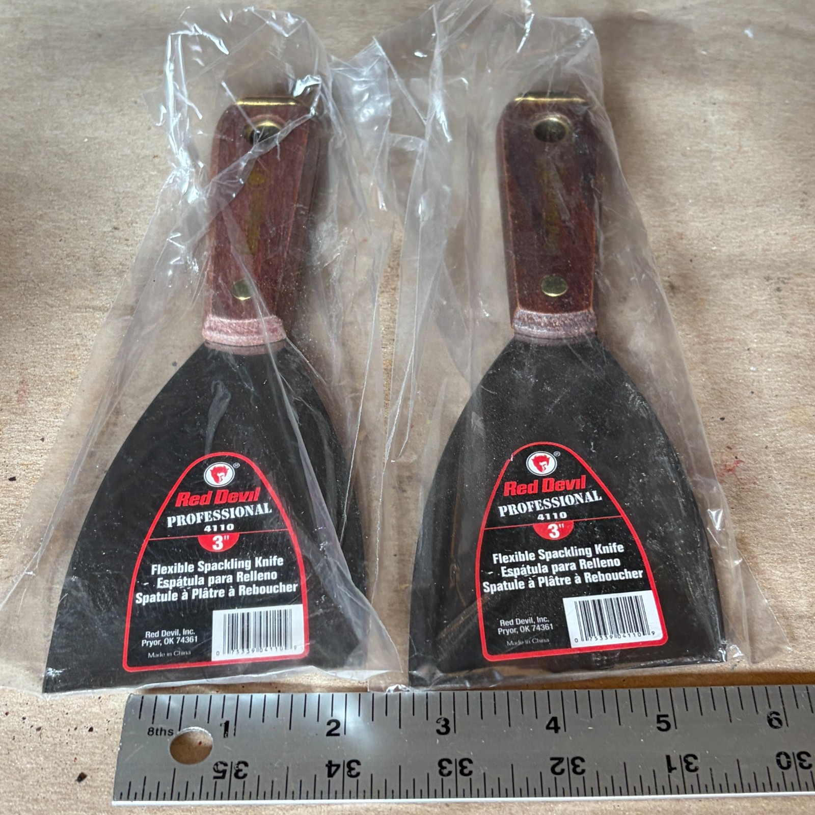 Red Devil Professional Series Wall Scraper 3" Flex 4110 - set of 2
