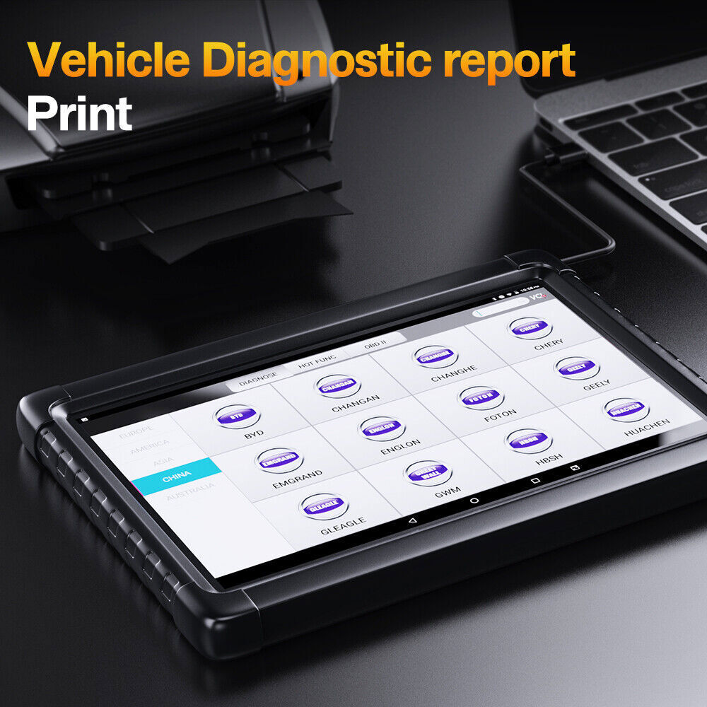 ANCEL OBD2 Scanner Bluetooth Bidirectional Diagnostic Tool 10inch Touch Screen