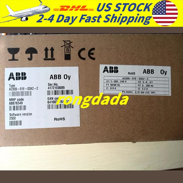 Factory Sealed ABB ACS55-01E-02A2-2 Free Shipping