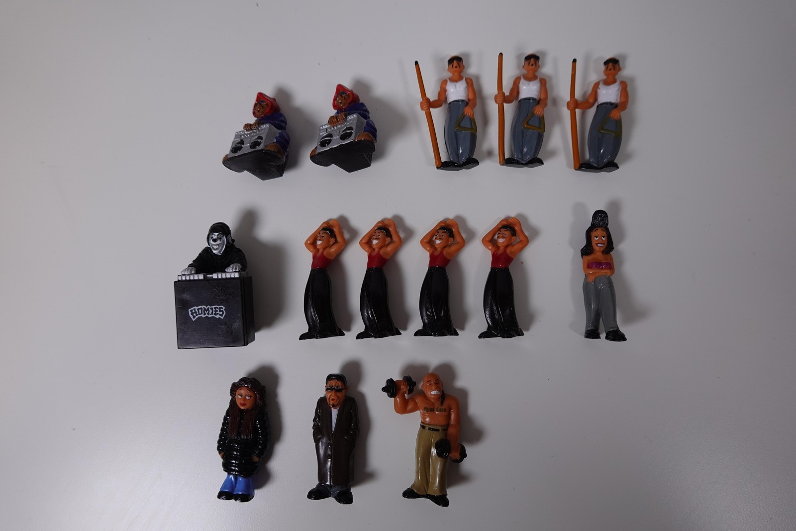 Homies Mini Figures Lot14 Mixed Characters Gumball Vending PVC Toys Set series 5