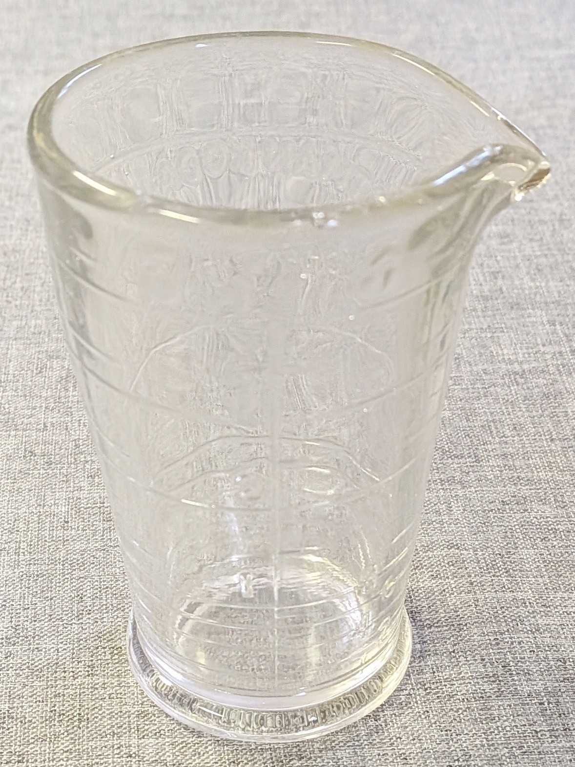 Vintage Eastman Kodak Co Photographic 4Oz Glass Measuring Beaker Rochester NY