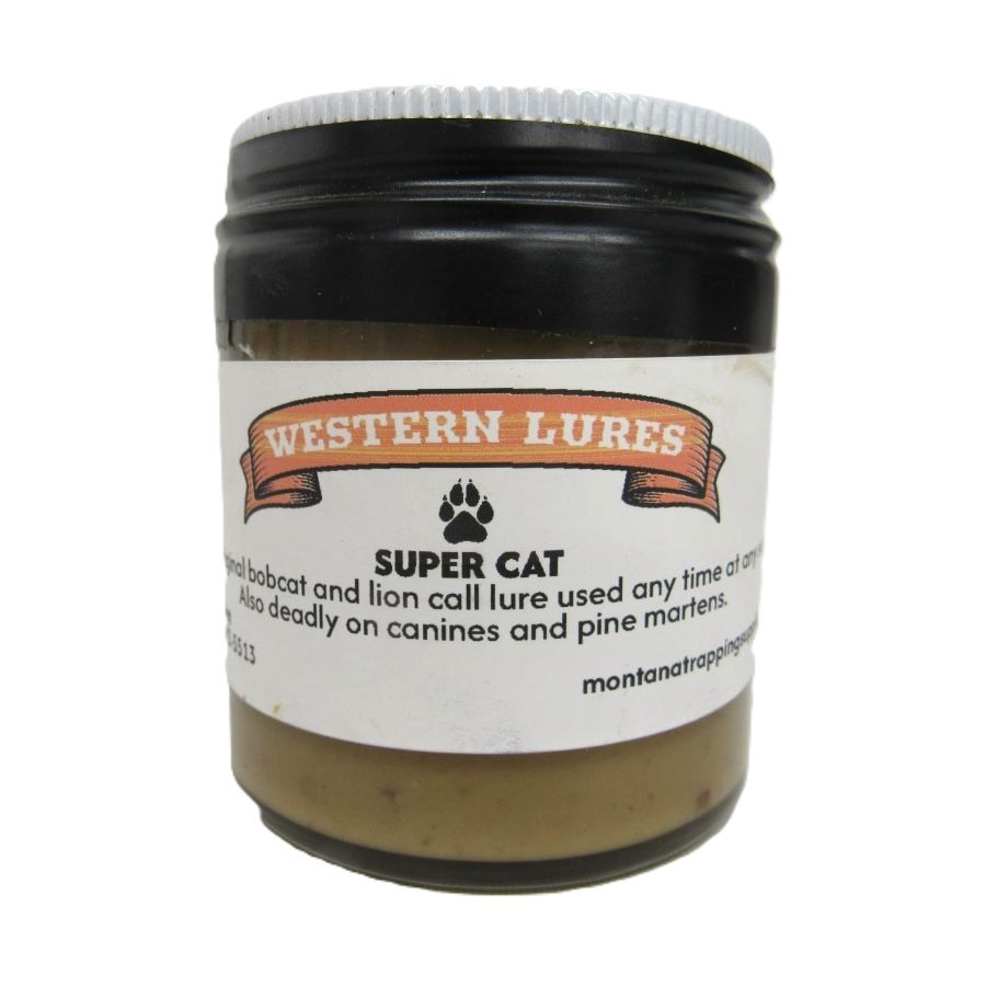 Super Cat - Bobcat and Lion Call Lure Western Lures Trapping Supplies 4oz Jar