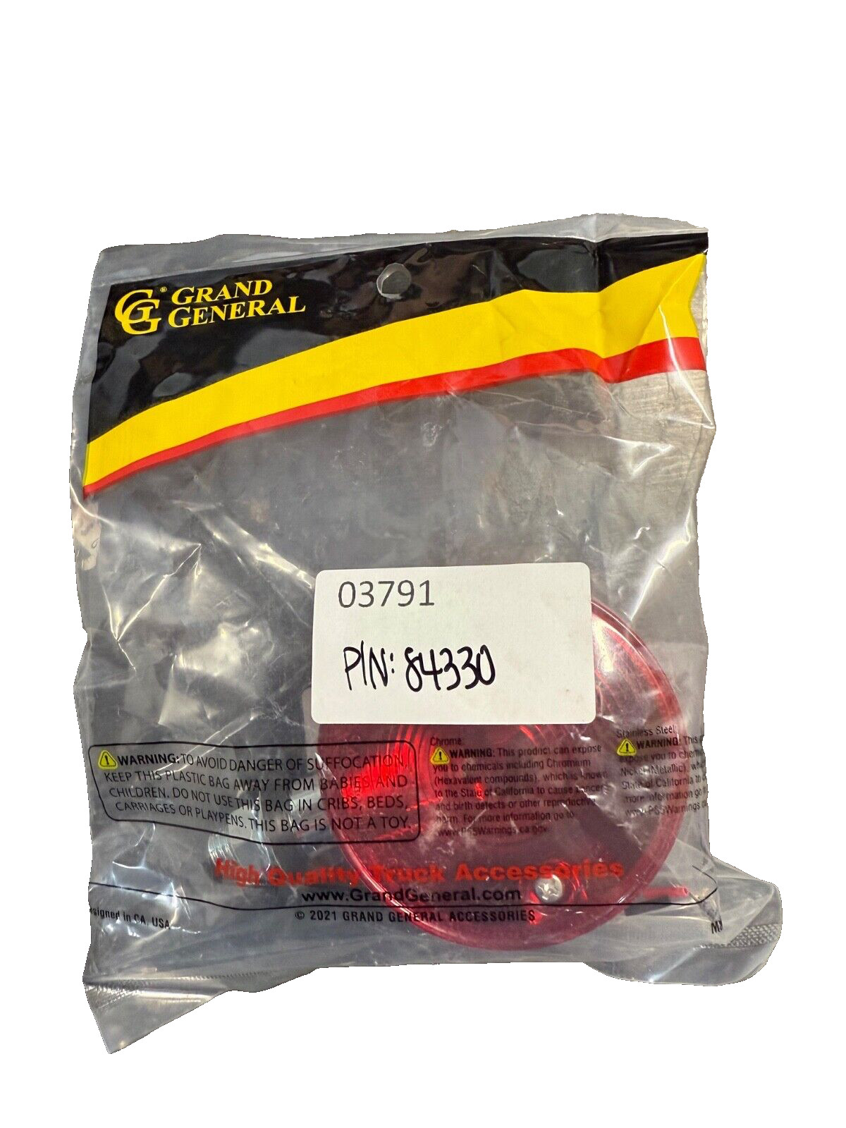 Grand General 3 in. Two Face Marker Light P/N: 84330