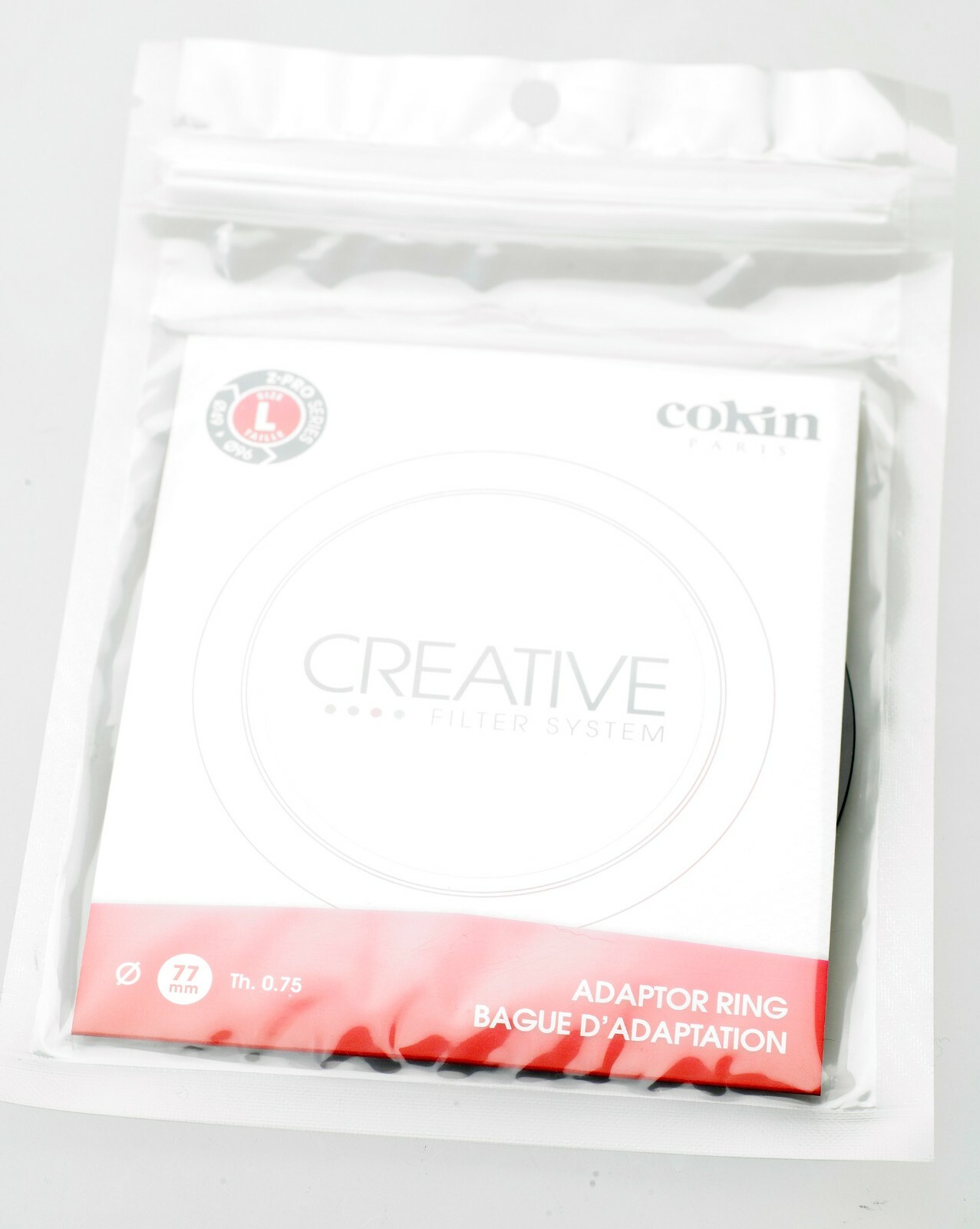 NEW Cokin 77mm Z-Pro Adapter Ring (0.75mm Pitch Thread)