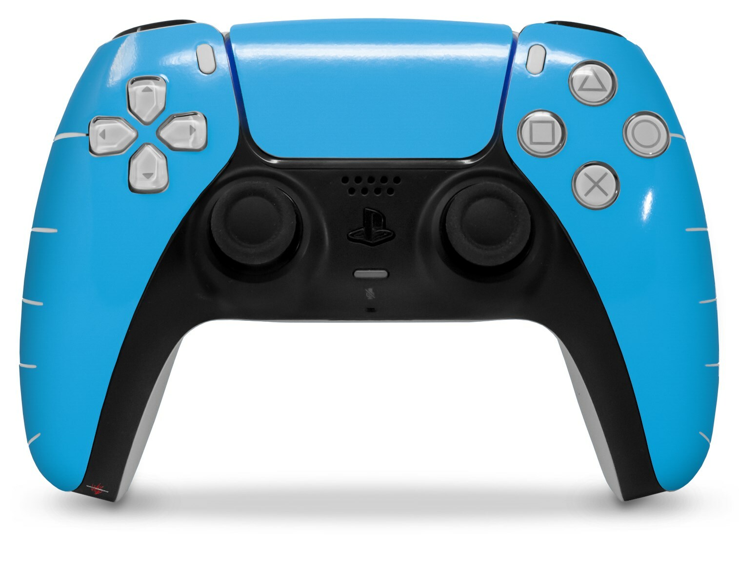 Skin Sony PS5 Controller Solids Collection Blue Neon