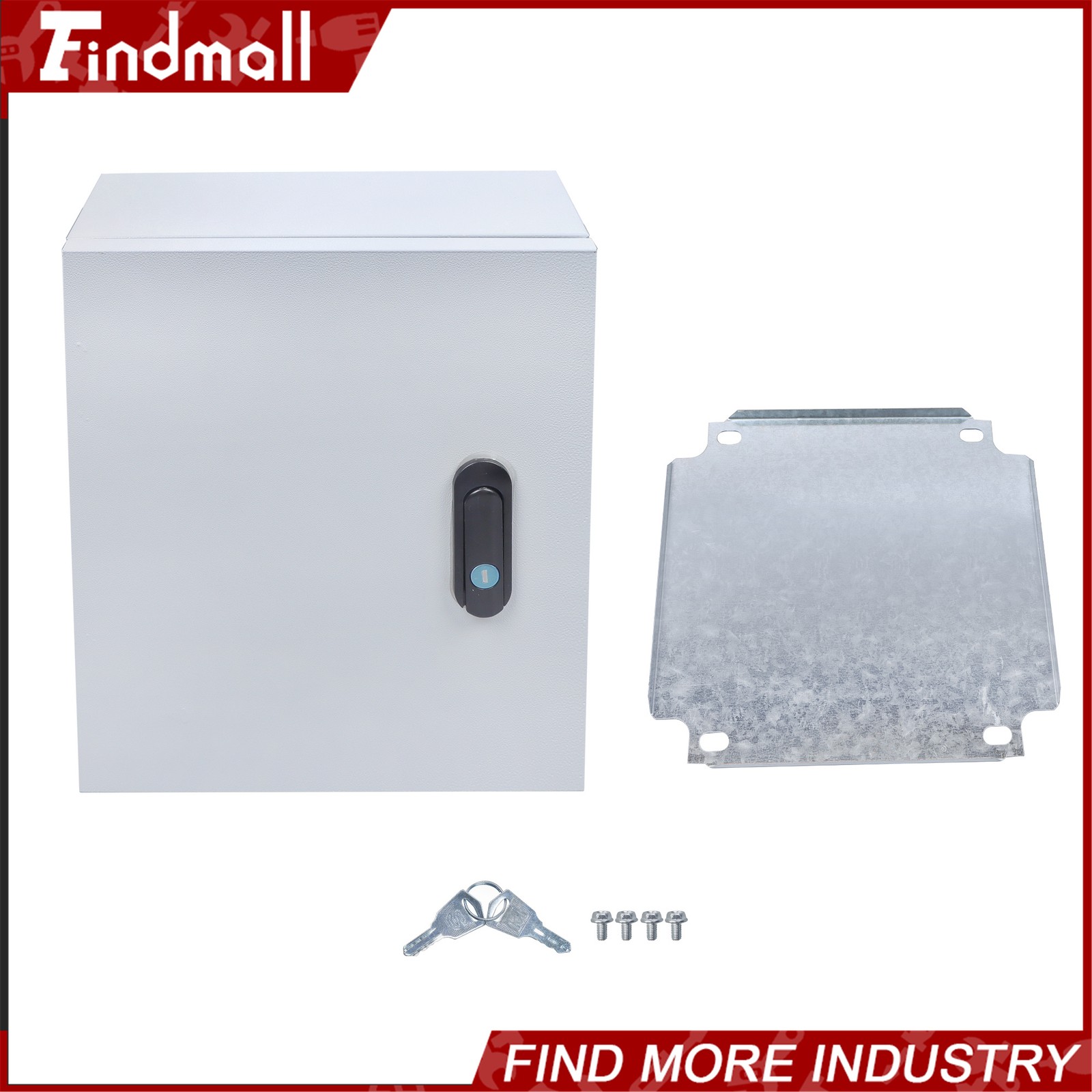Findmall Outdoor Electrical Junction Box, 12 x 10 x 6'' NEMA 4X Enclosure Box
