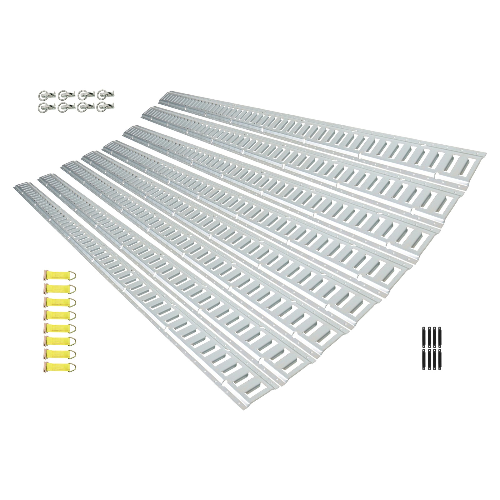 LABLT 8' E Track Tie-Down Trailer Kit High Quality Galvanized For Vans Trucks
