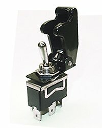 Safety Toggle Switch SPDT 20 Amp" BLACK"