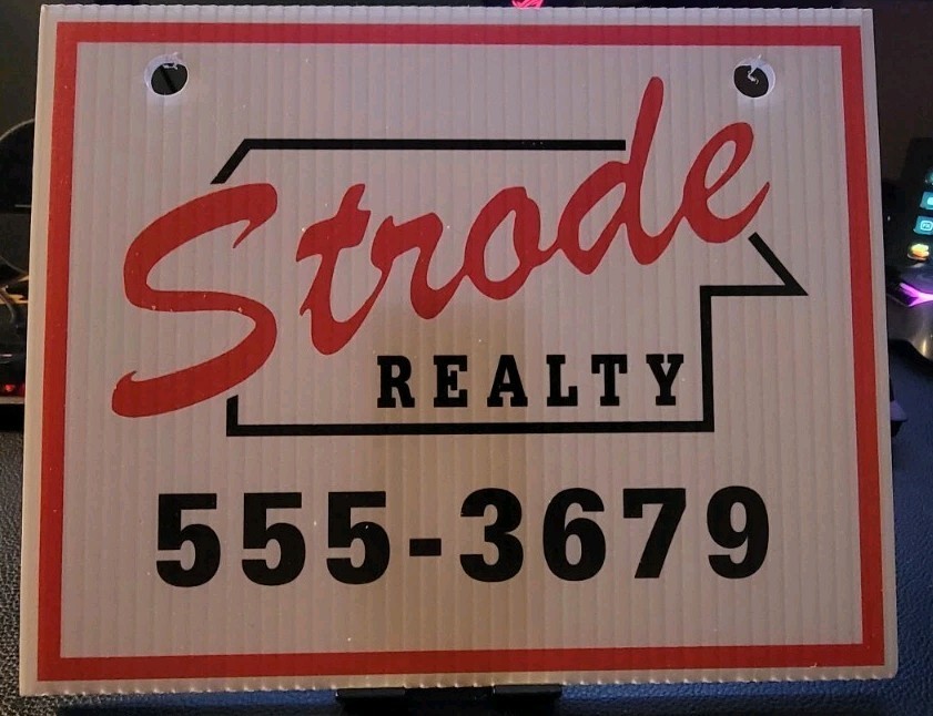 Halloween  1978 Movie Strode Realty Sale Sign 8x10 Prop Replica