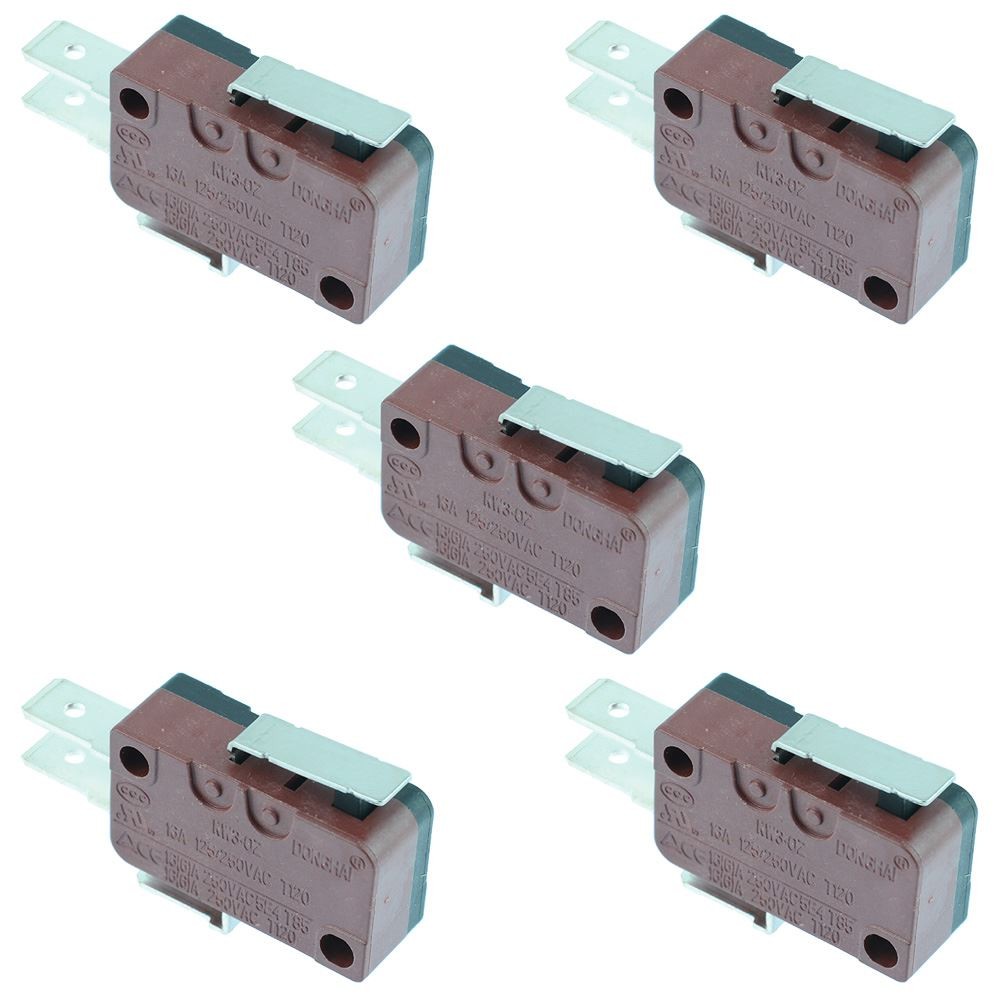 5 x 14mm Lever V3 Microswitch SPDT 16A 250VAC Micro Switch