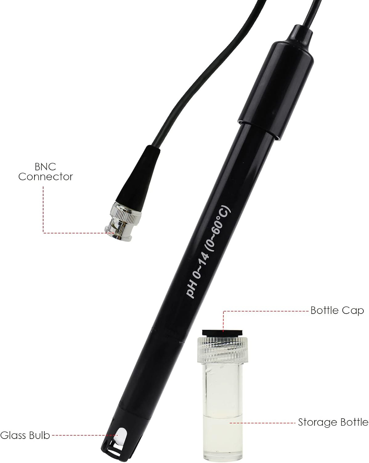 DANOPLUS Ph Electrode & Ph Meter (Ph Eletrode)
