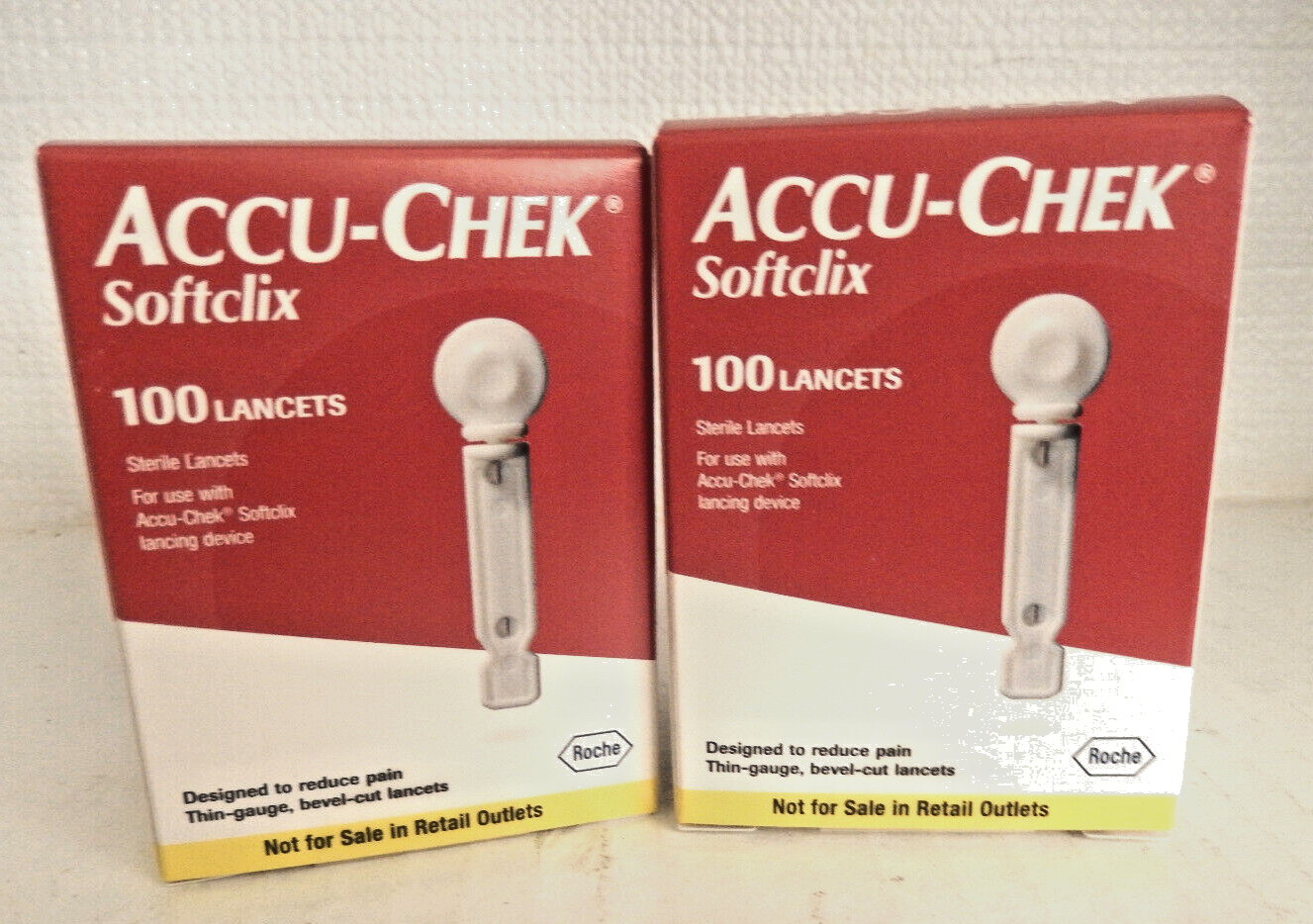 Accu-Chek Softclix 200 Lancets for Diabetic Testing 2 Boxes Expiration Date 2028
