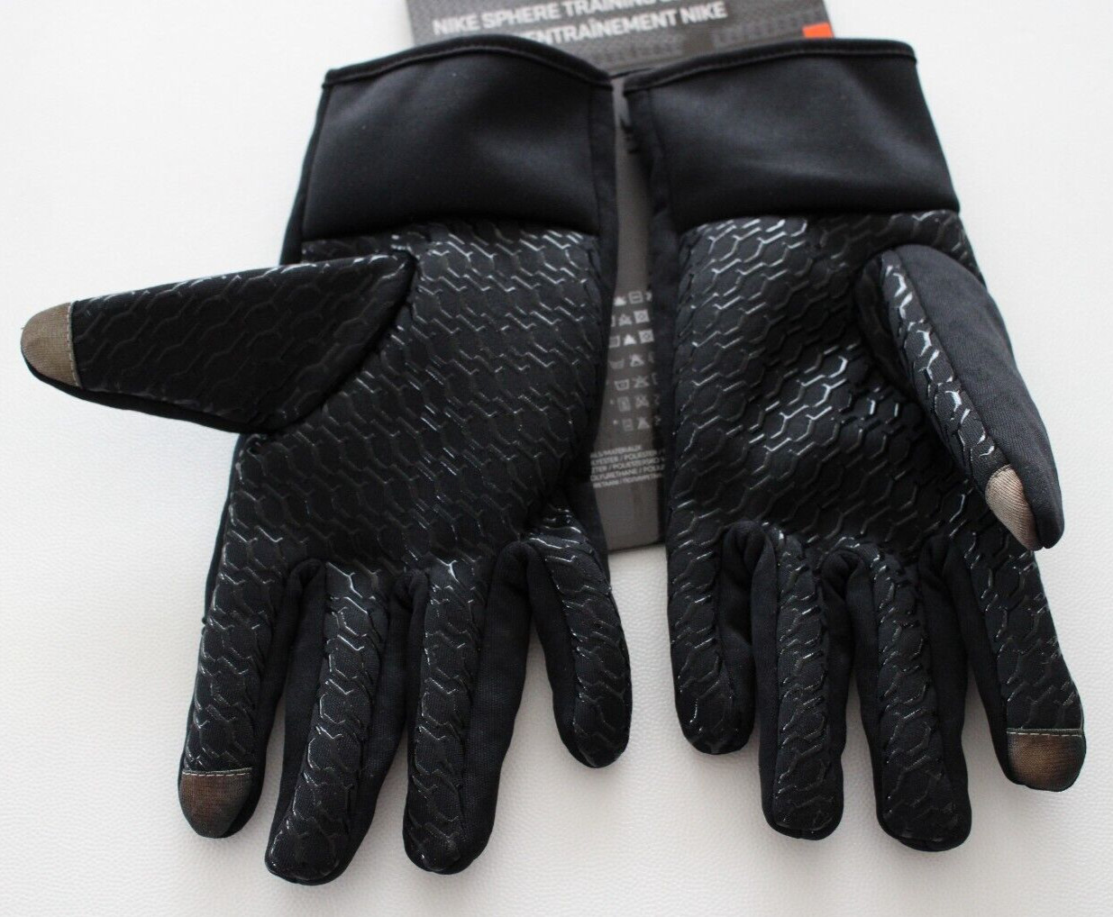 Nike Sphere Training Grip Gloves Men's XL Black/White