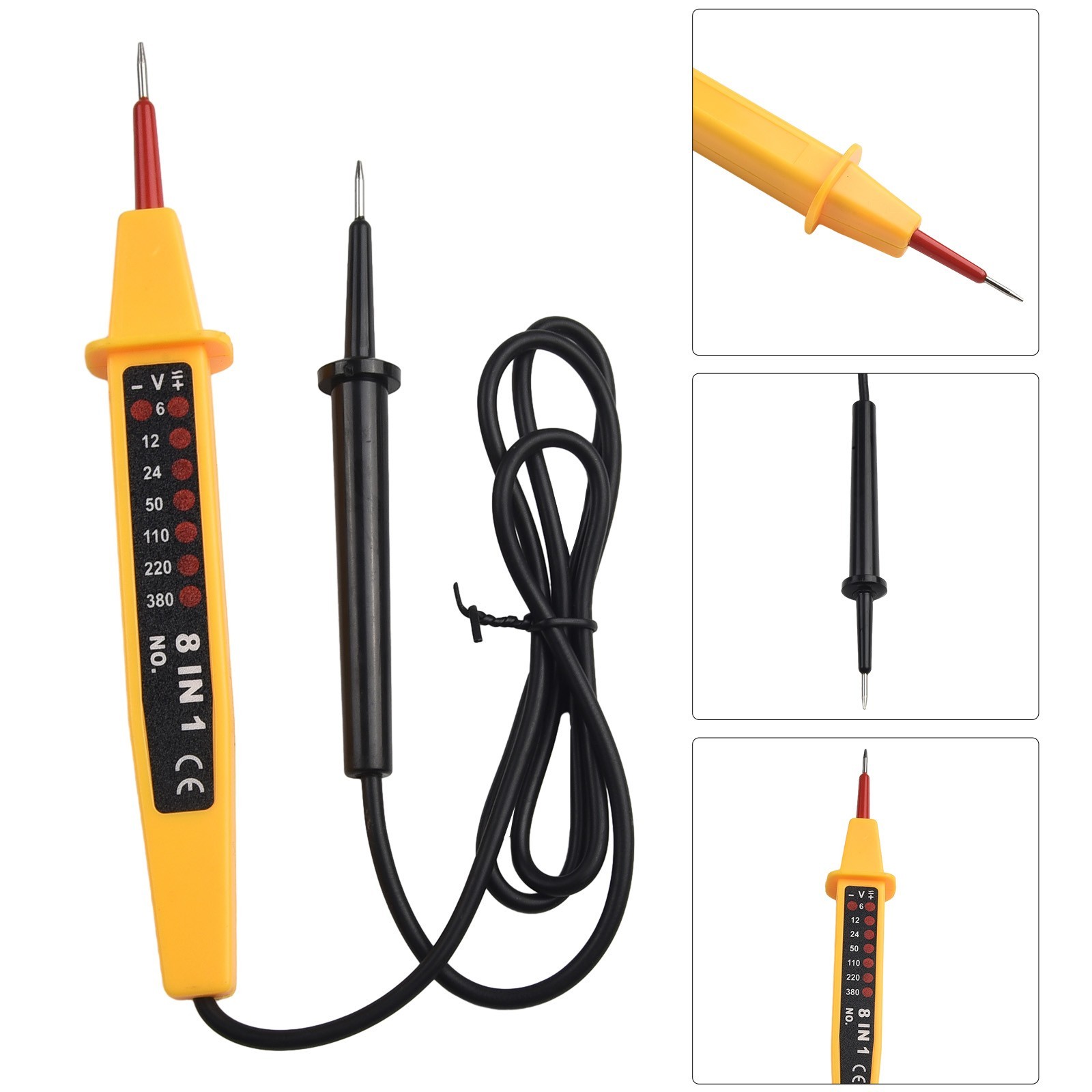 Voltage Tester 8 In1 Voltage Tester Dimensions Display Elements Material