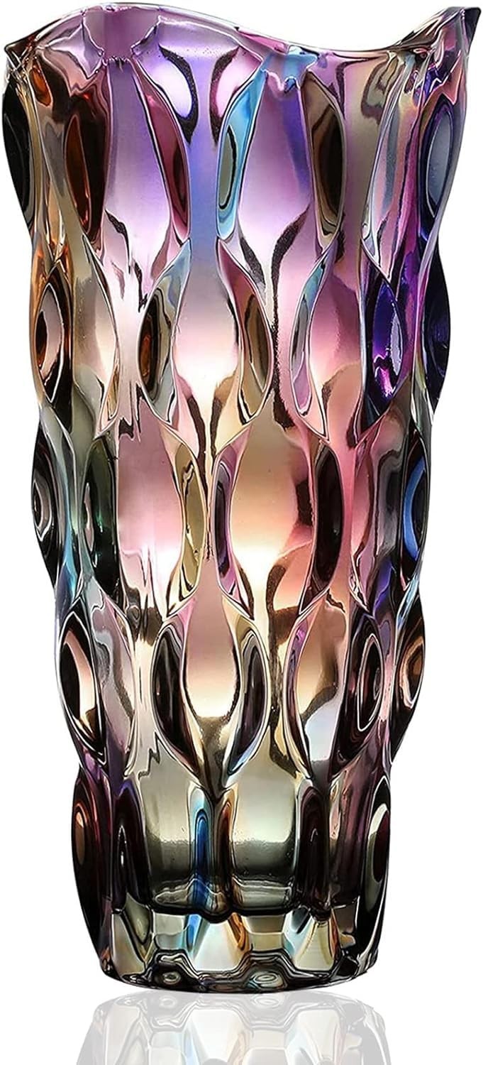 CEMABT Glass Vases for Flowers?Thickened 3.4 lb Morden vases for Tables Centerpi