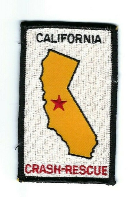 1980s State of California Crash-Rescue patch - NEW!