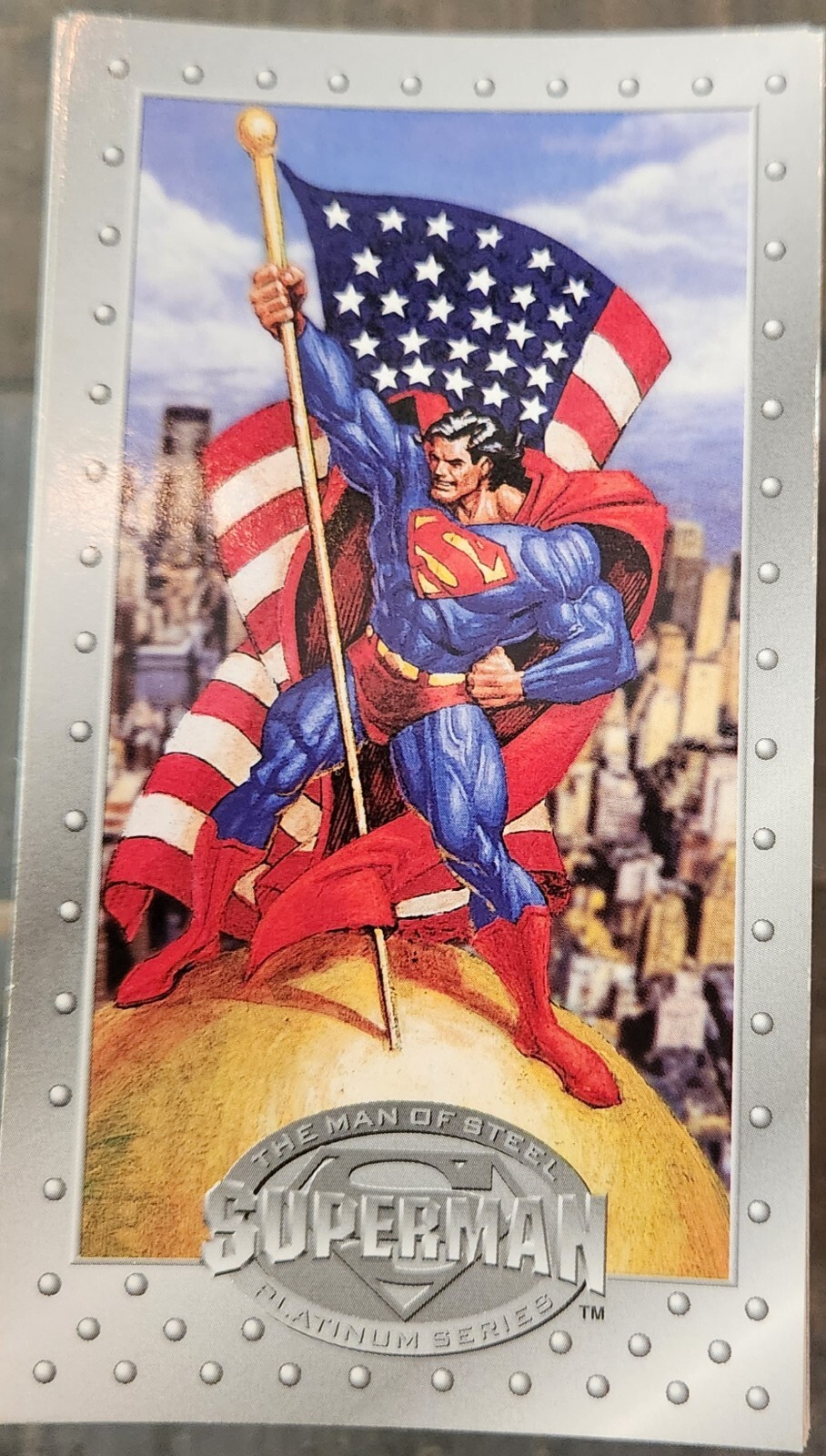 SUPERMAN PLATINUM SERIES CARDS Widevision Your Pick Finish your Set 1994 Skybox