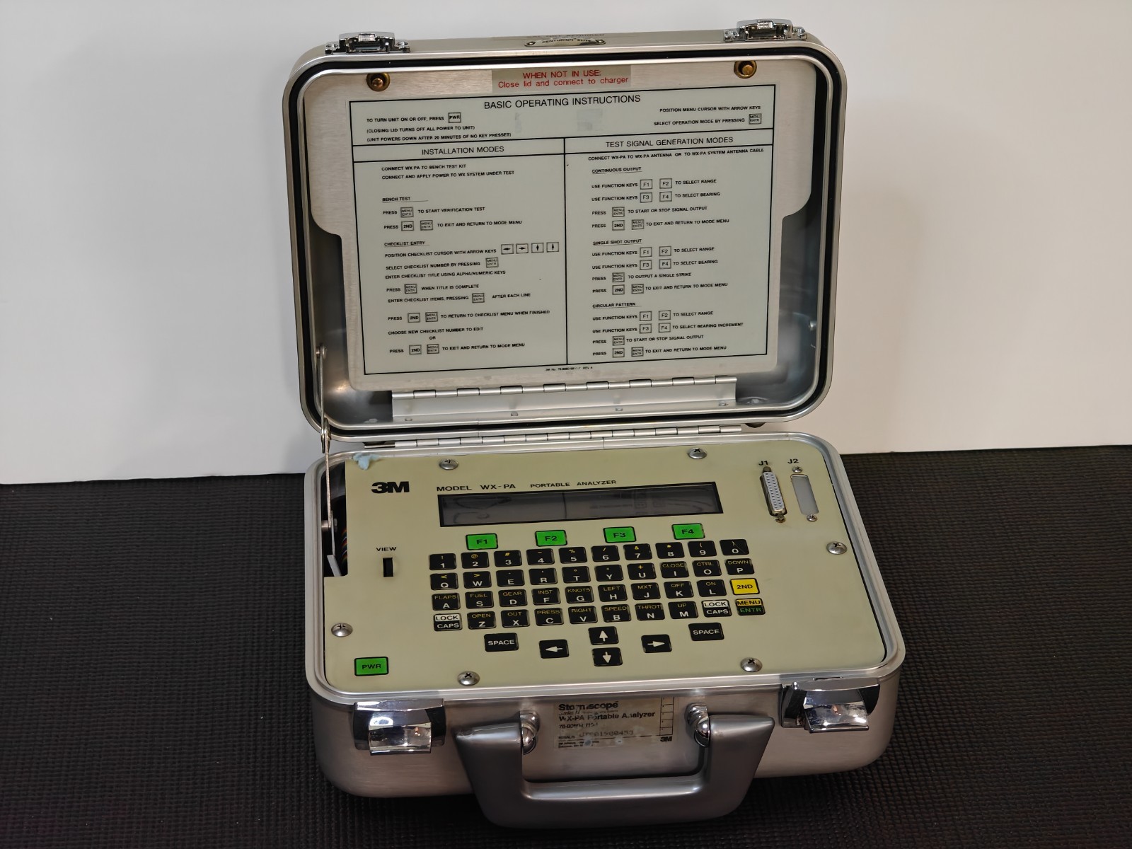 3M WX-PA (78-8060-5710-1) Stormscope Portable Analyzer - FOR PARTS