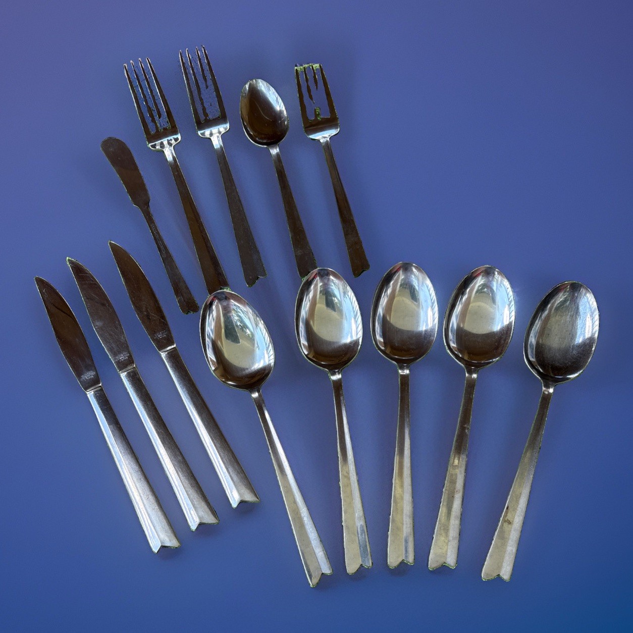 E C Ltd Stainless Steel Silver Mixed Lot Of 13 Japan