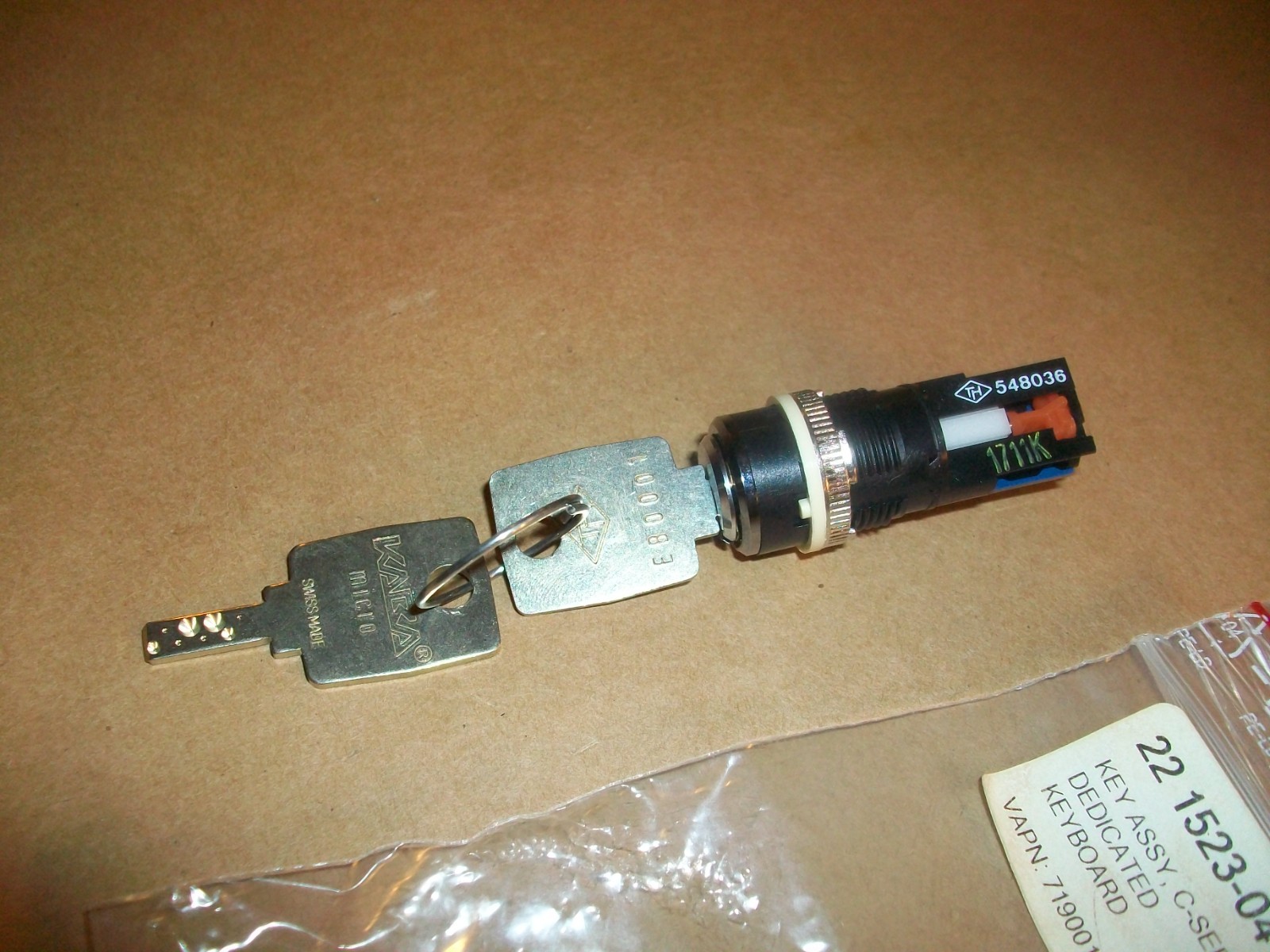 KARA Micro Key Switch 548036 2 POSITION NEW