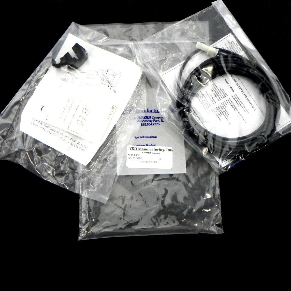 TRDManfacturing R10X-SB15 AC/DC Reed Switch; 120" Plain Cable, w Mtg Bracket