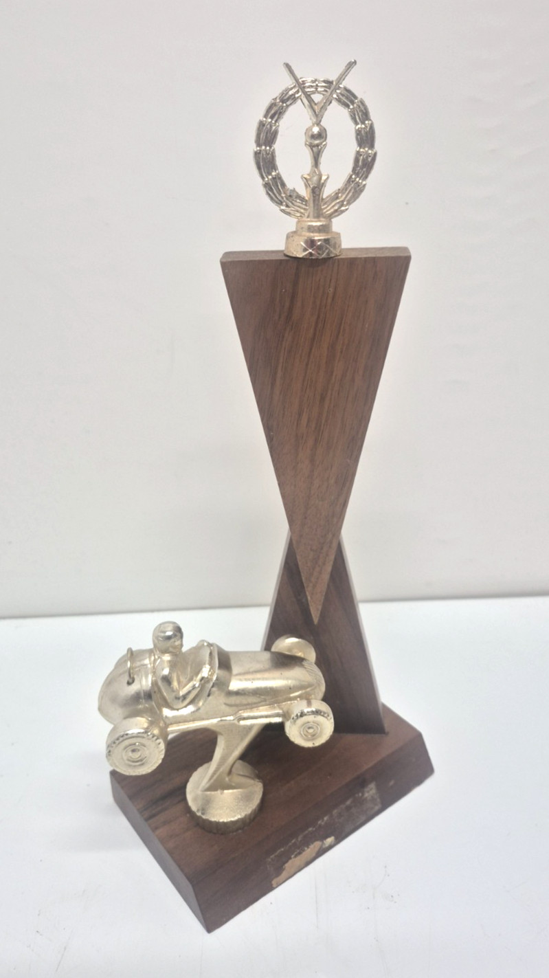 Vintage Modified Midget Mini Sprint Race Car Trophy 1960's $ 1970's MAN CAVE ART