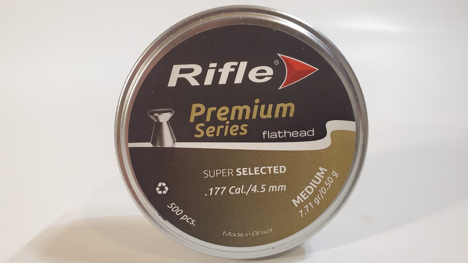 Rifle Ammunition Flat Wadcutter 7.71gr Pellets .177 cal PCP Air Rifle Pistol 500