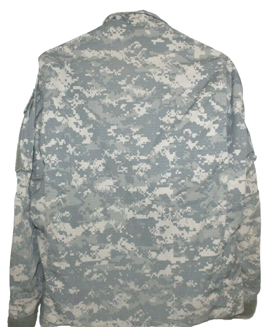 Army Combat Shirt ACU Medium Extra Shorrt Uniform Coat Digital Camo USGI
