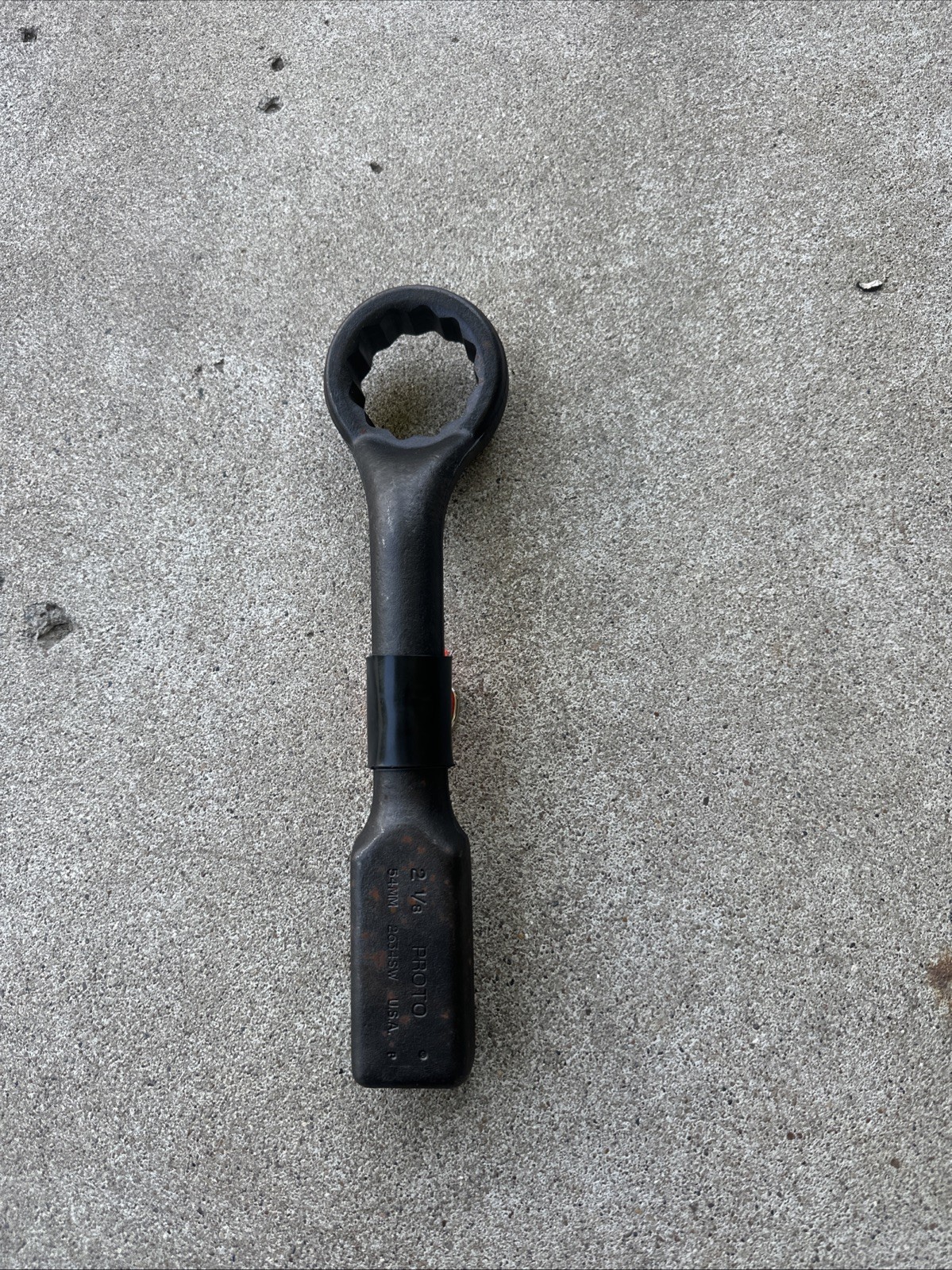 Proto 2-1/8” (54MM) 12 Point Striking Box Wrench With Teather J2634SW