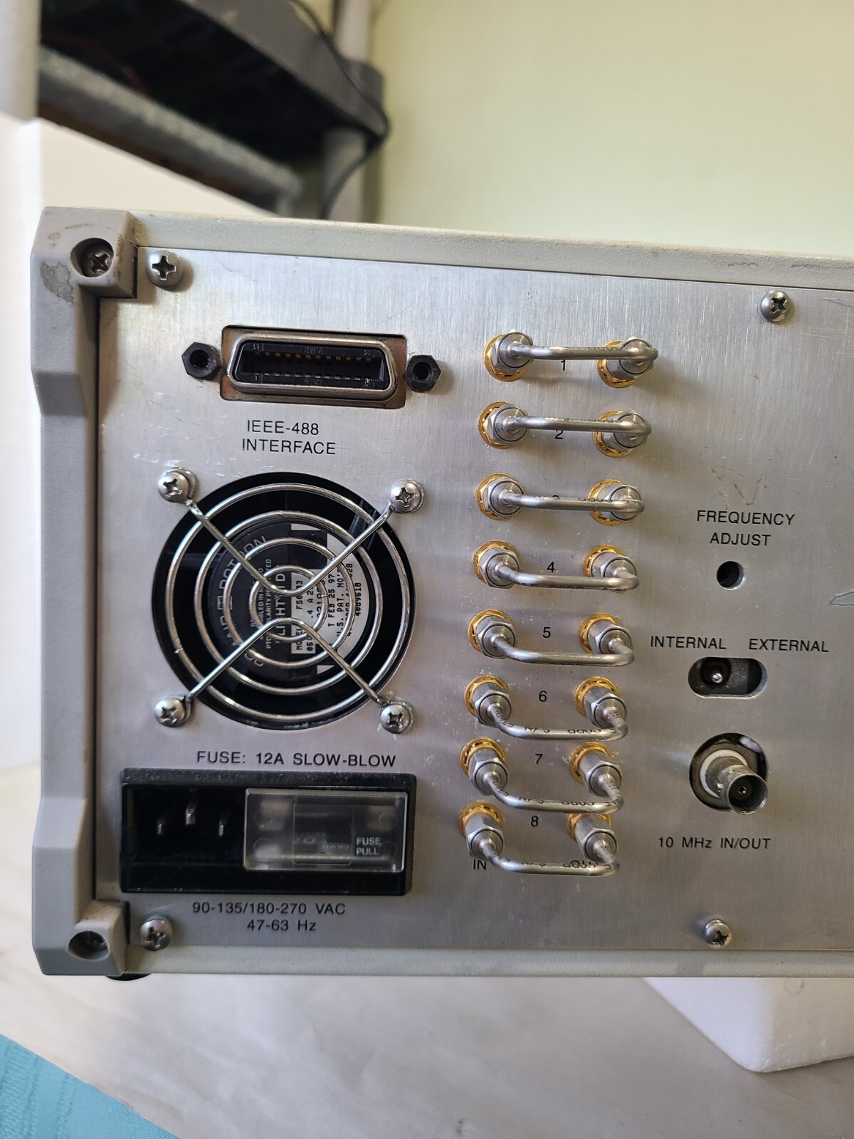 RDL IMD801D-03A Intermodulation Distortion Simulator, Powers ON, AS IS For Parts
