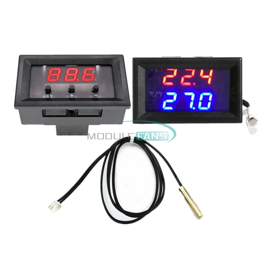W1209 W1209WK Digital Thermostat Temperature Controller Sensor Case 50-110°C 12V