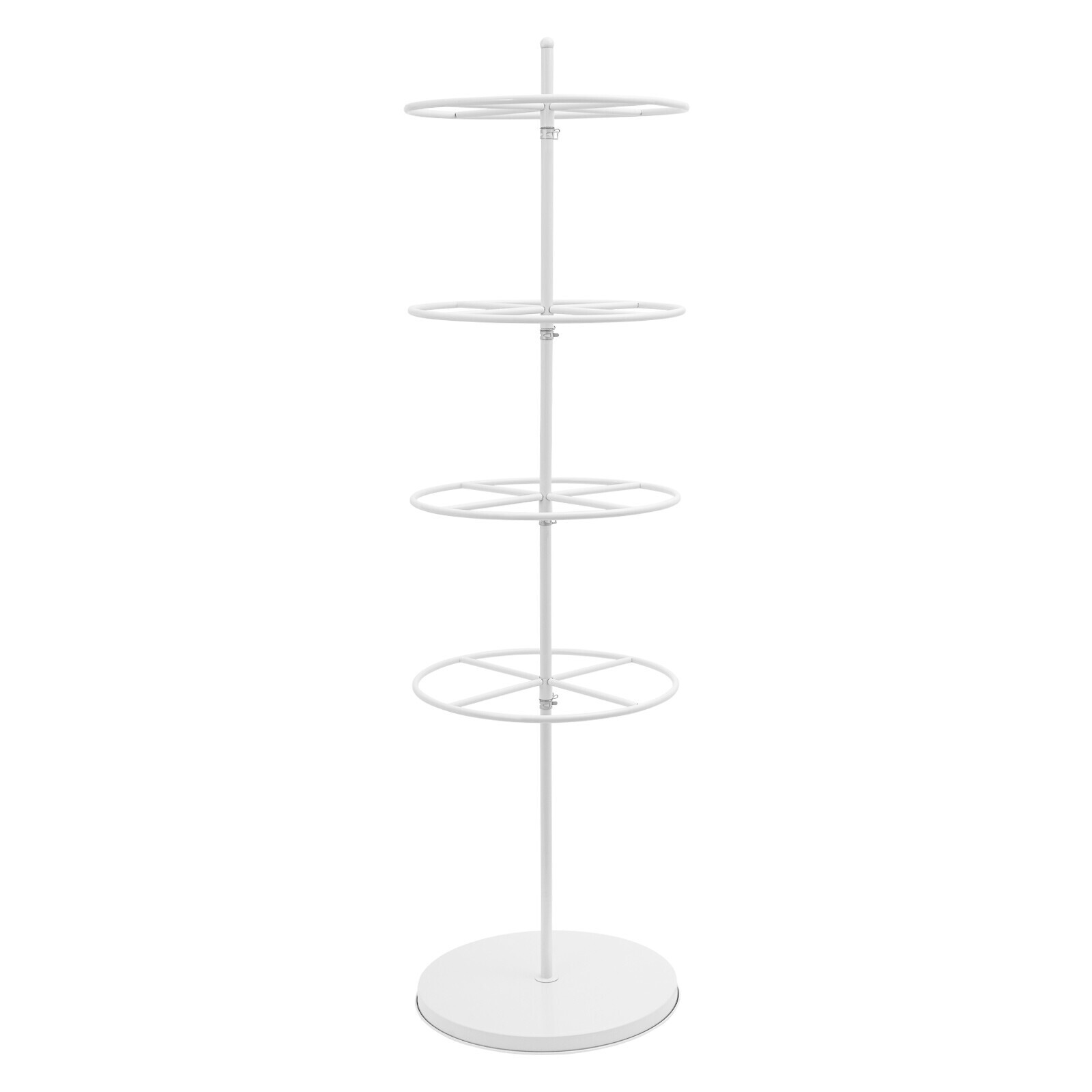 Rotatable Round Dispaly Rack Round Clothing Rack Metal Clothes Hanging Rack