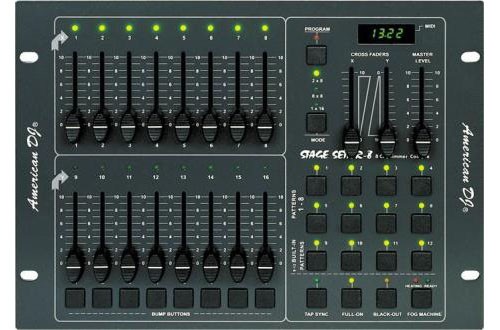 American DJ STAGE SETTER 8 Or 16-Channel Light Dmx Dimmer Controller 3 Modes New