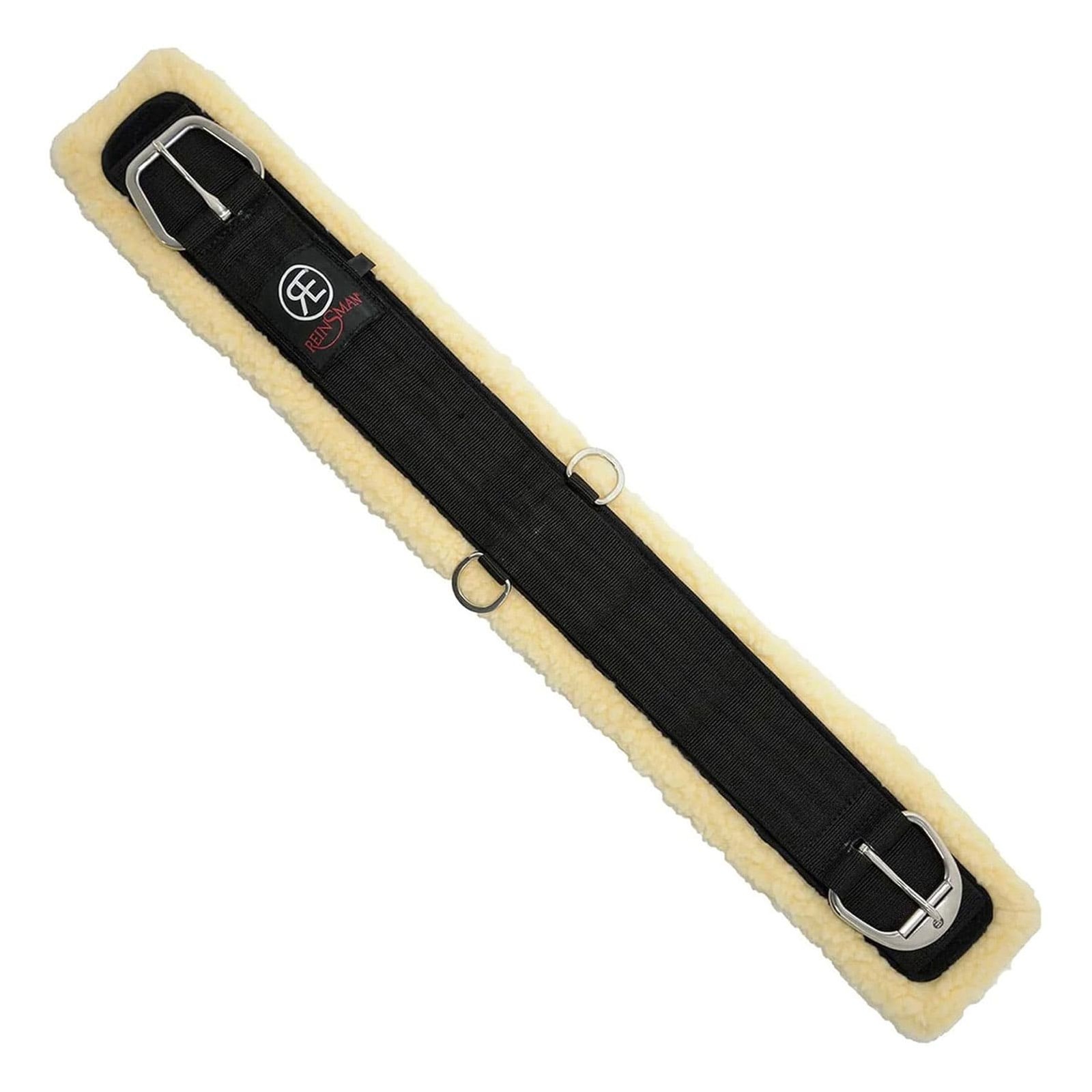 CIRCLE Y Reinsman Straight 34in Fleece Cinch (9603-34-BK)