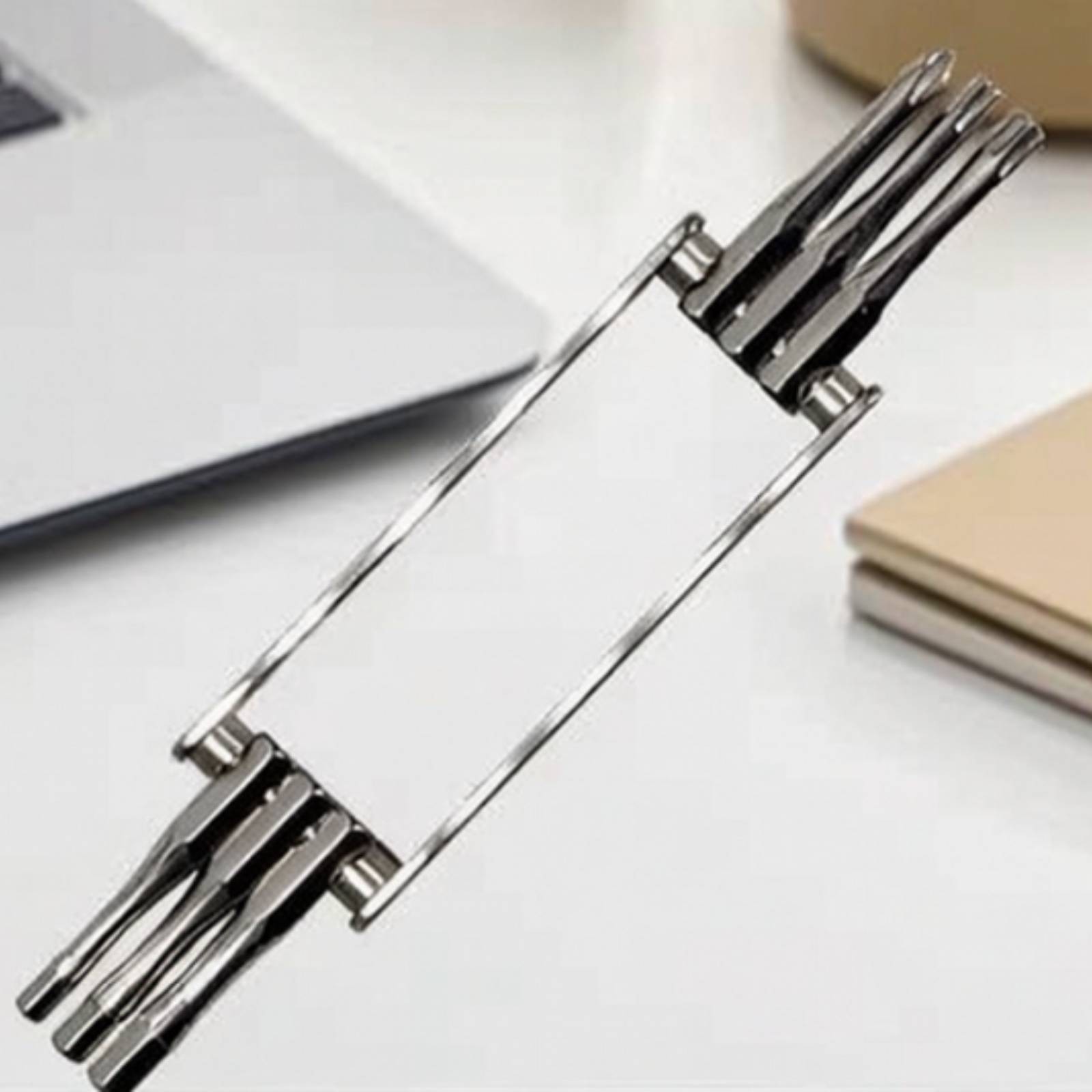 Multi-Tool with Driver Heads Compact Folding Screwdriver Portable for Cyclists