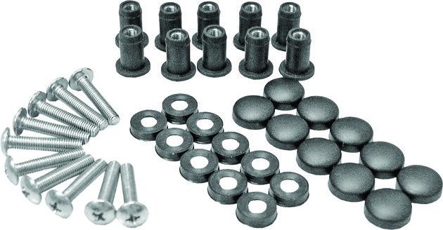 SP1 Windshield Screw & Wellnut Kit for Arctic Cat 0123-101 / 0123-549 / 0124-054