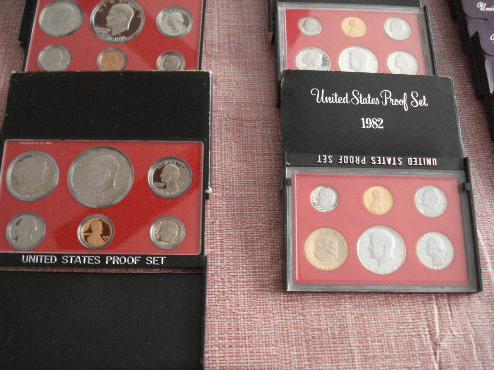 20 BU US MINT PROOF SETS, SOME UNOPENED, ALL SEALED IN CASES, NICE!!