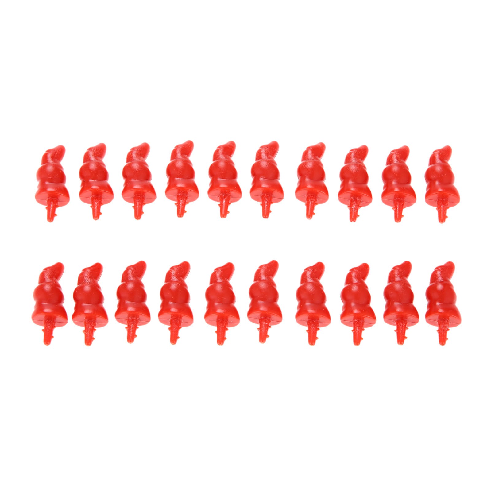20Pcs Santa Claus Dolls Safety Christmas Snow Man Noses For DIY Making Crafts