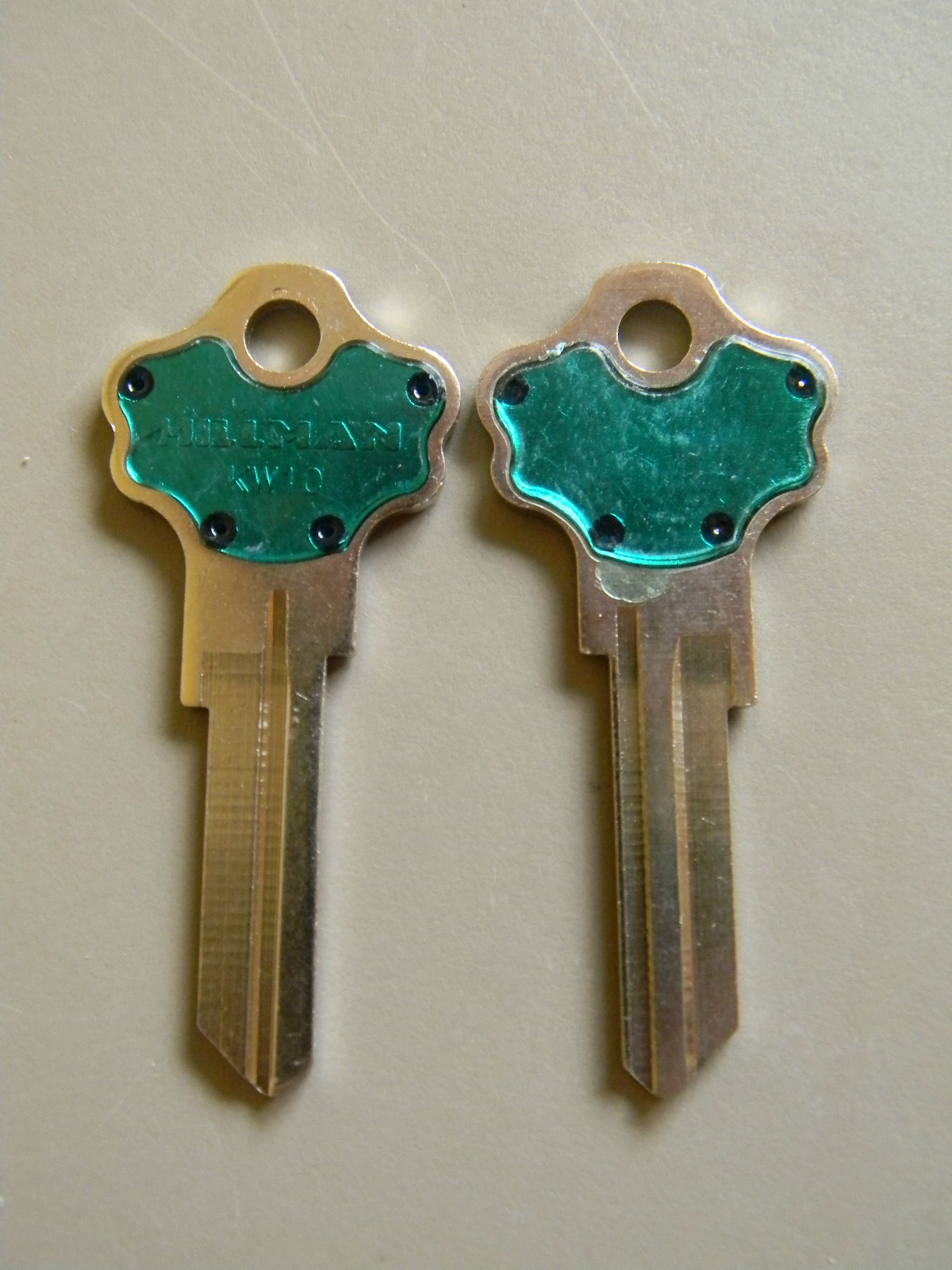 Kwikset Titan KW10  Key Blanks(2) Green By Hillman