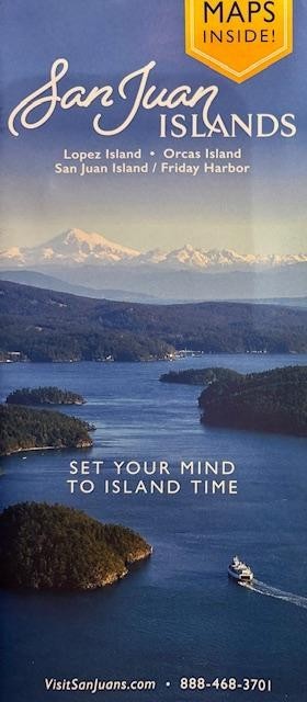 Overview Map of San Juan Islands, by Visit San Juans