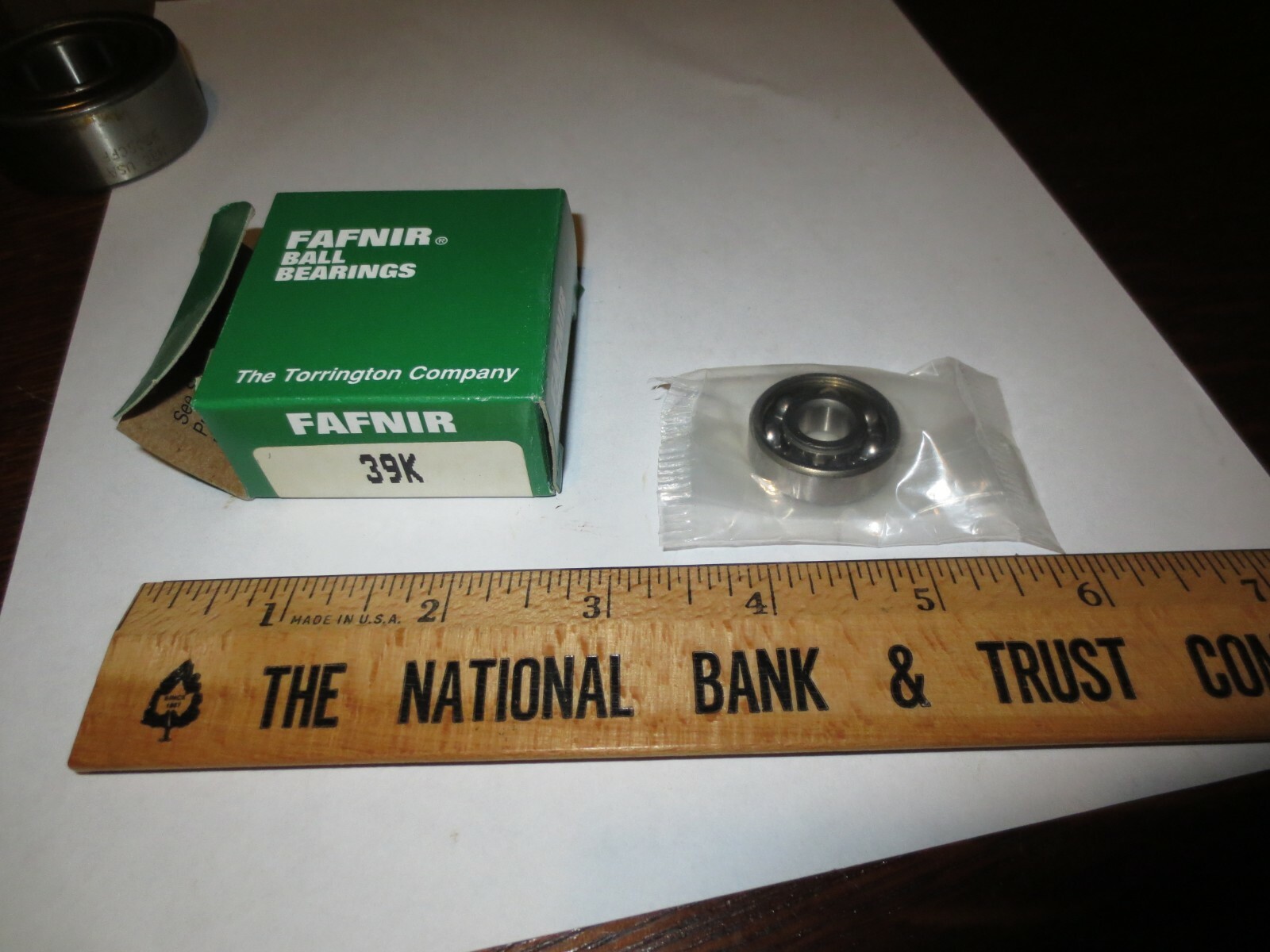Fafnir 39K Radial/Deep Groove Ball Bearing - 9 mm ID, 26 mm OD