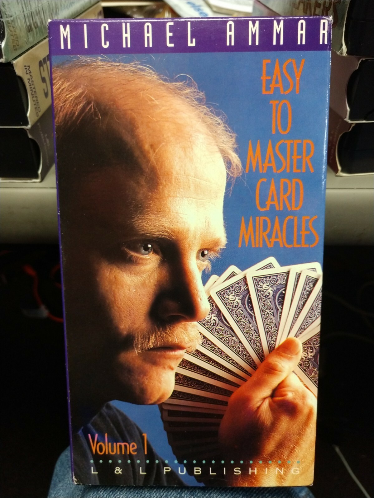 Michael Ammar Easy to Master Card Miracles Vol 1 VHS Video Tape
