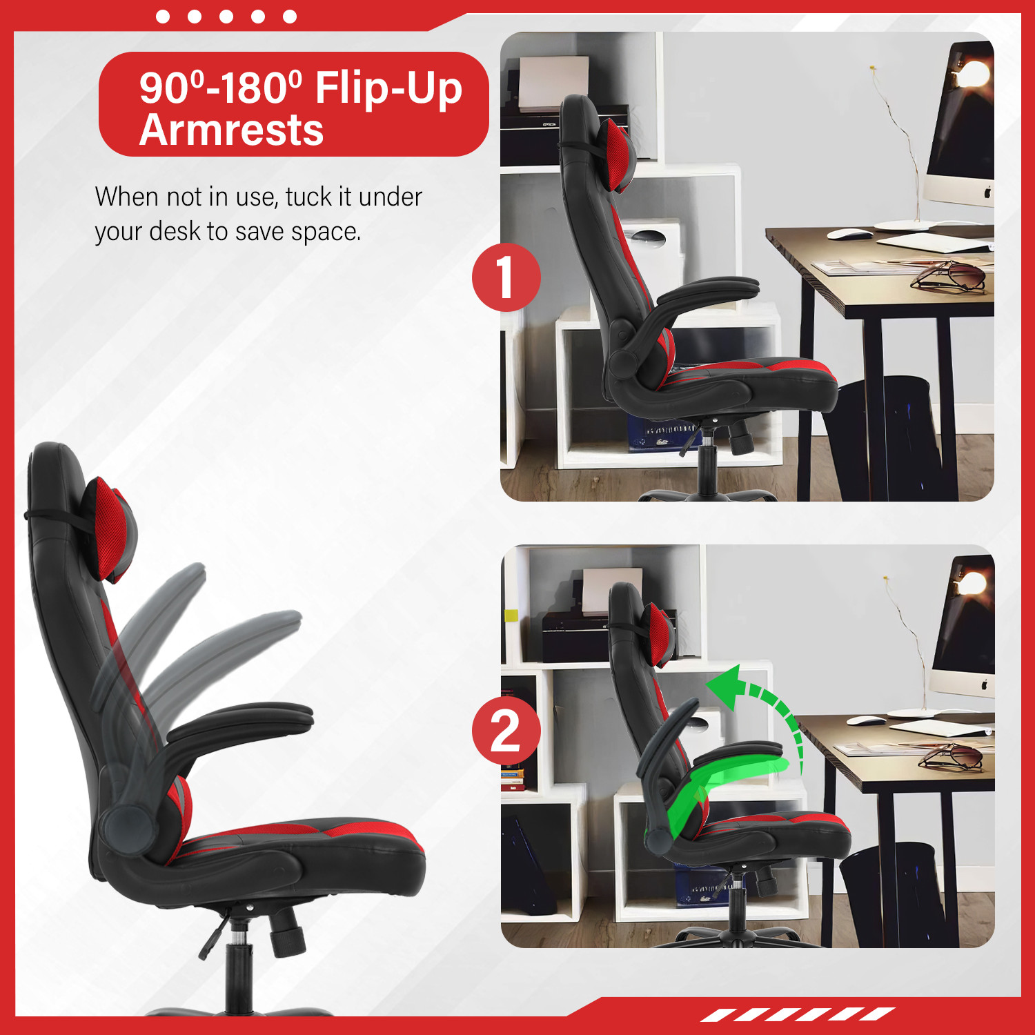 Gaming Chair Desk Chair Gamer Chair Ergonomic Office Chair With Lumbar Support