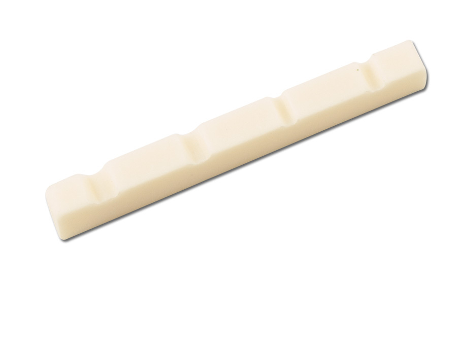 Slotted Bone Nut- fits Fender Jazz Bass Neck Narrow - 38 X 3.5 X 5.5 BNT029