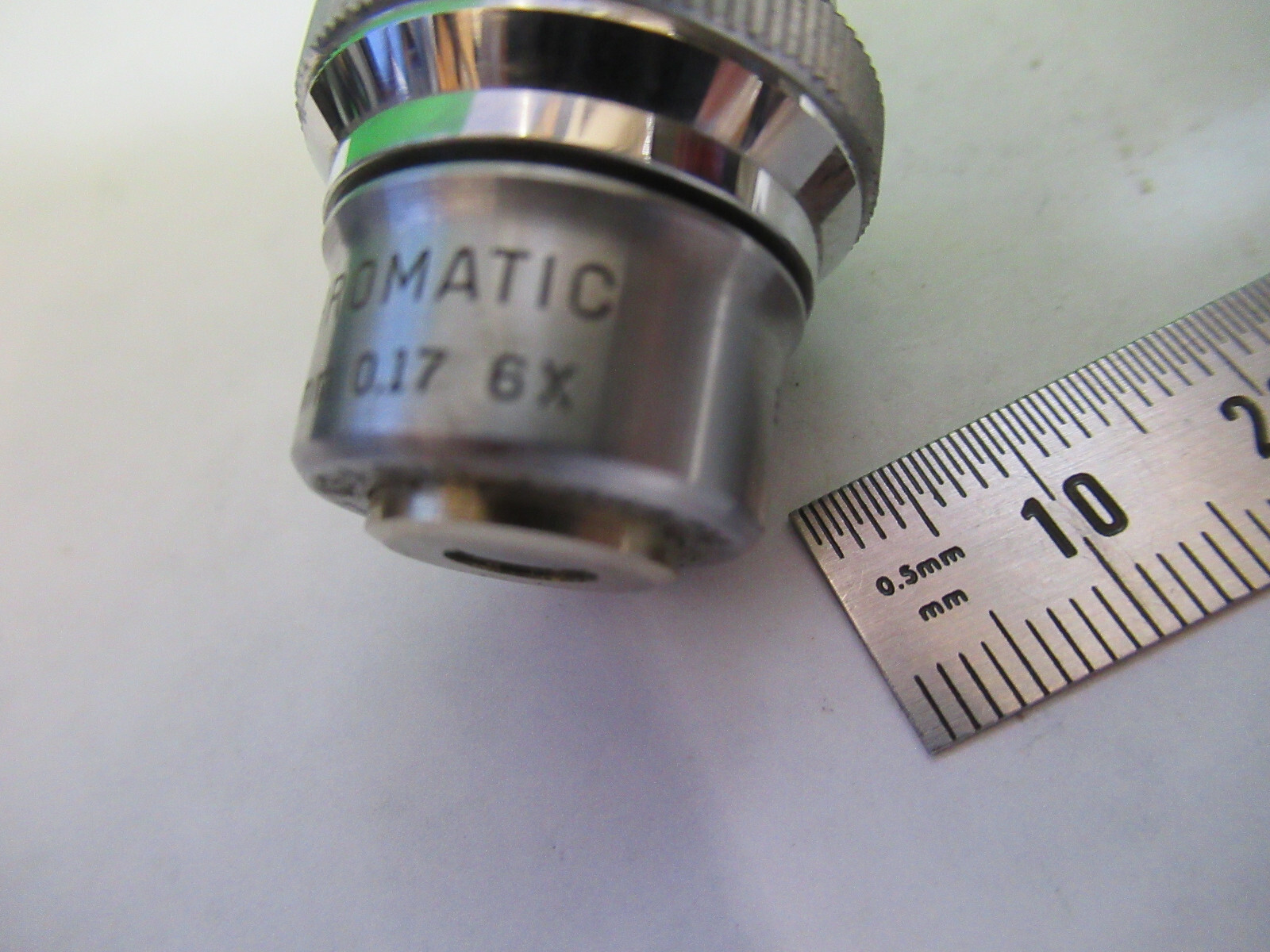 BAUSCH OBJECTIVE 6X STRAIN FREE POL POLARIZATION MICROSCOPE PART &G7-A-24