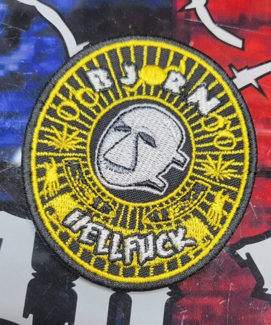 EMBROIDERED BJORN HELLFU*K NORWEGIAN POP SINGER PATCH (Please Read Ad)