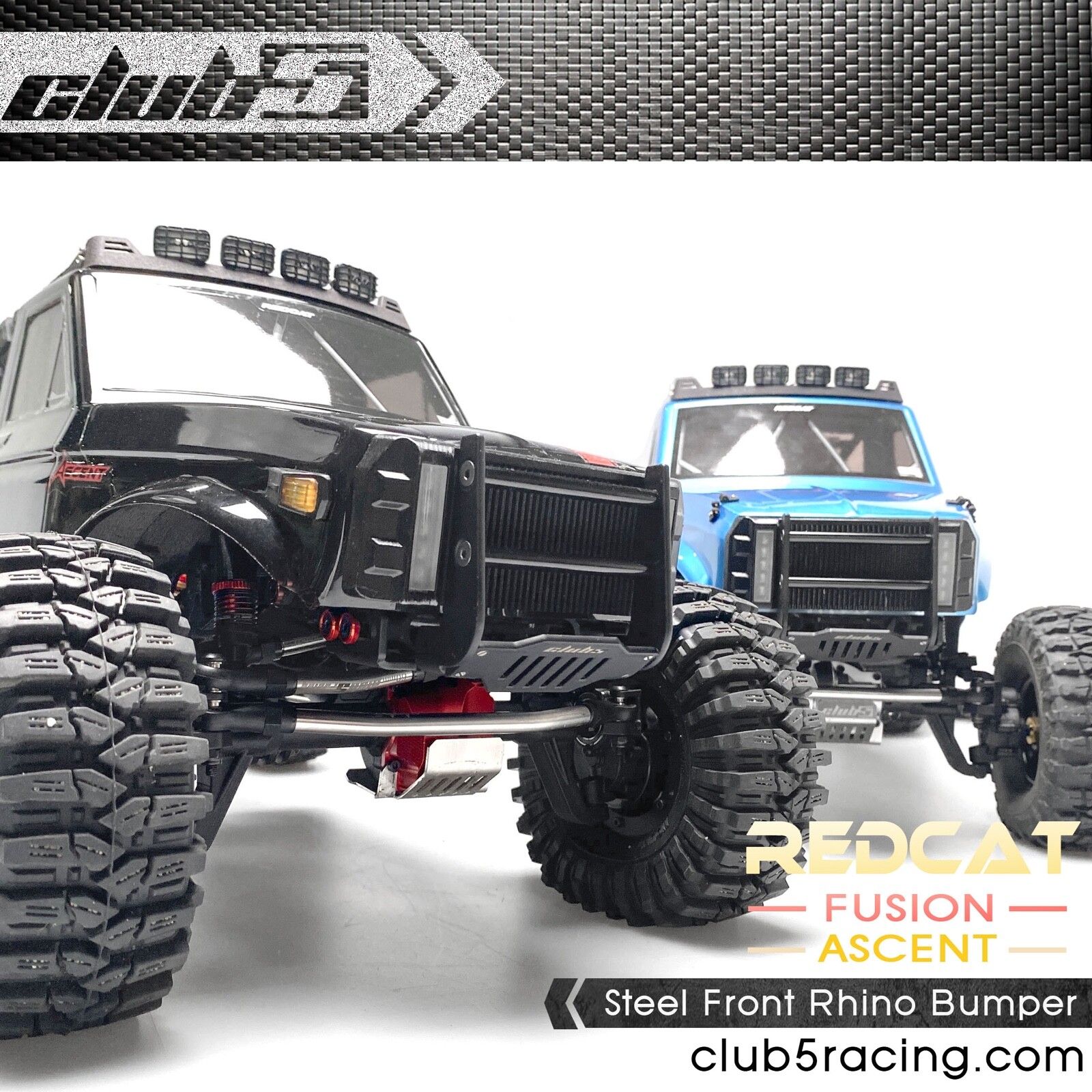 Steel Front Bumper for Redcat Ascent / Fusion